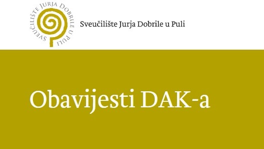 Obavijest o uputama za online upise u...