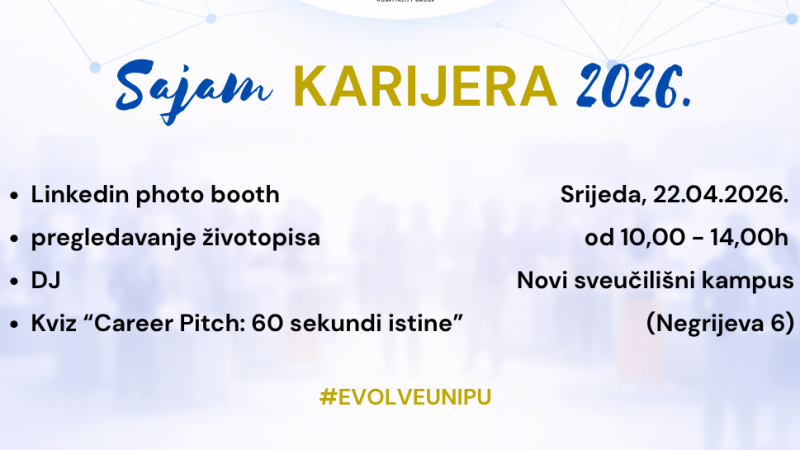 Sajam karijera 2026. "Korak...