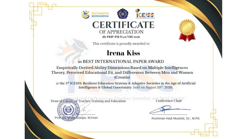 Best International Paper Award